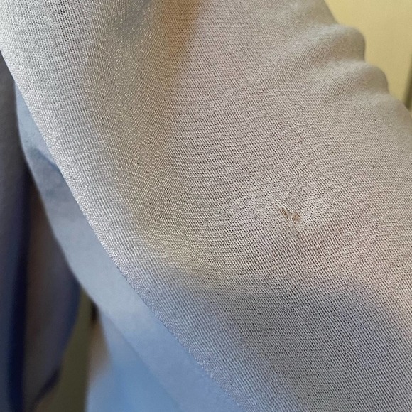 Vintage 60s Gray Long Sleeve Evening Dress - Picture 8 of 8